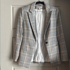 Stylish Plaid Blazer